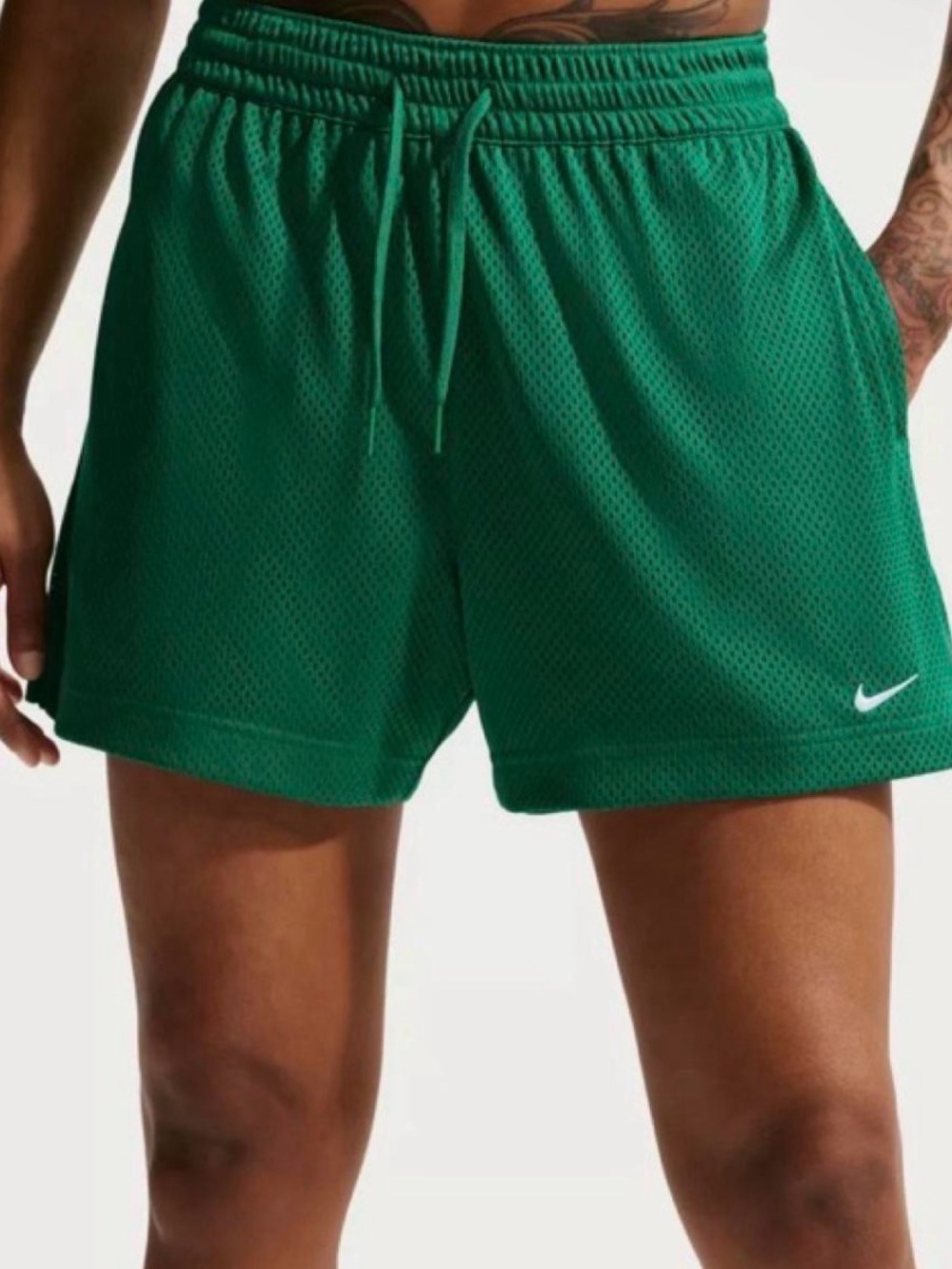 NWT Nike Neon Yellow Mesh Athletic Shorts - Picture 5 of 5